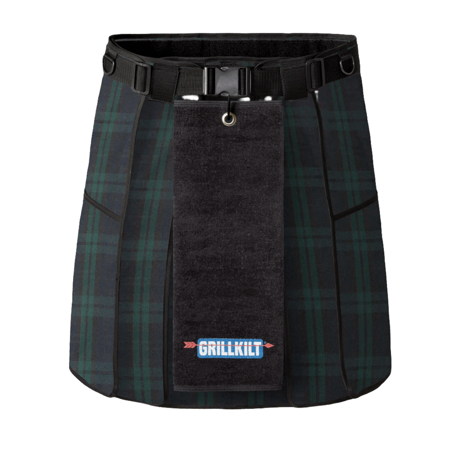 black-watch-tartan-grilling-apron-towel
