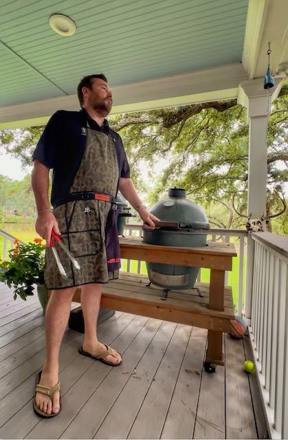 GRILLKILT | Grilling Apron With Bib | Vintage Camo