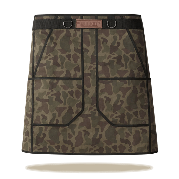 GRILLKILT | Grilling Apron | Vintage Camo