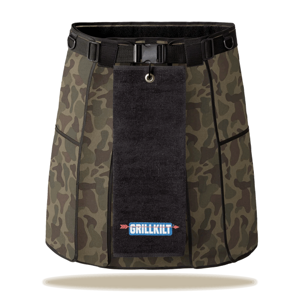 GRILLKILT | Grilling Apron | Vintage Camo