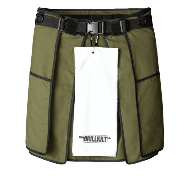 GRILLKILT | Grilling Apron | Olive