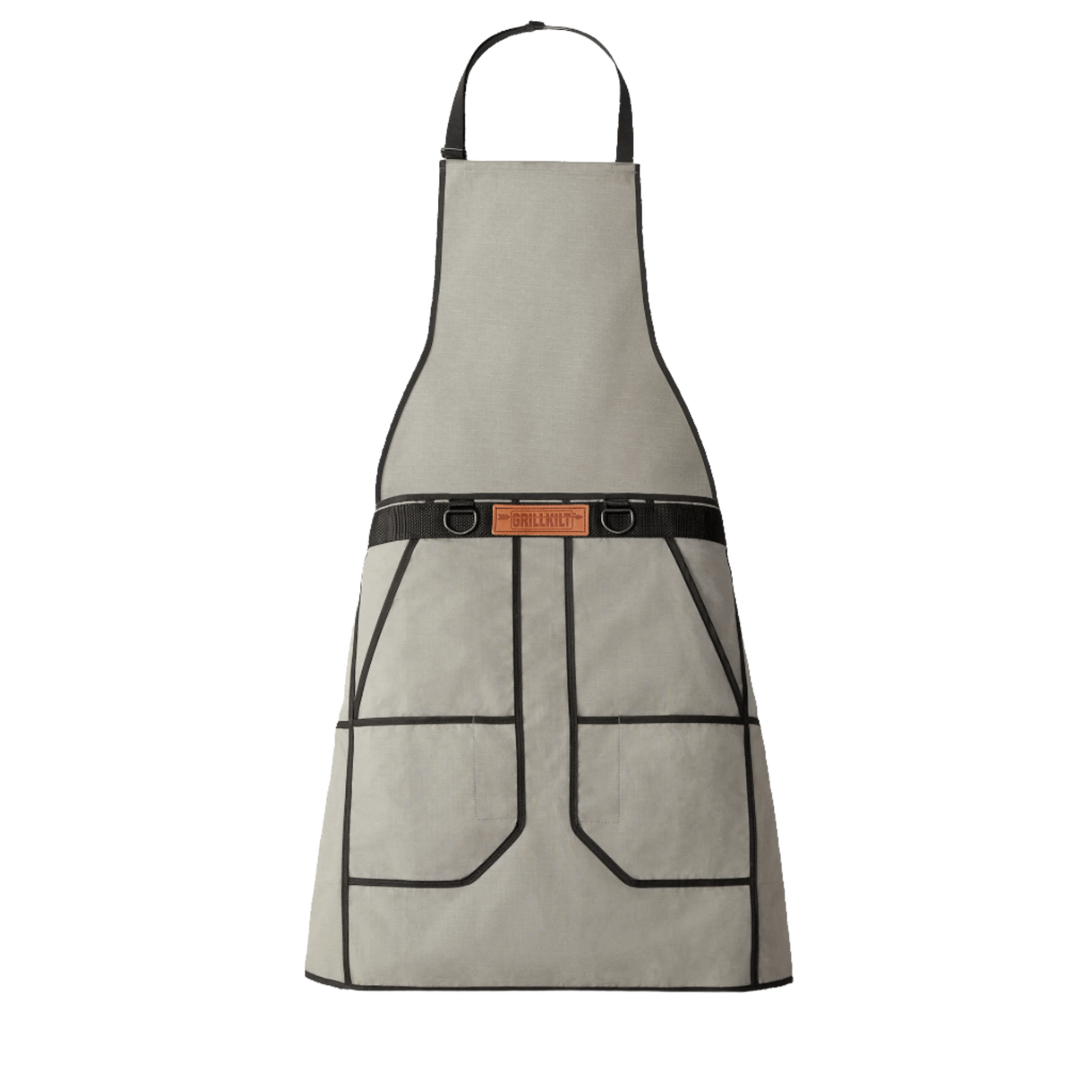 Slate Gray Apron for Grilling Gray Apron With Pockets GRILLKILT