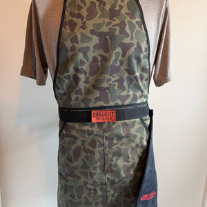 Tailgater Grill Apron | Vintage Camo With Removable Bib
