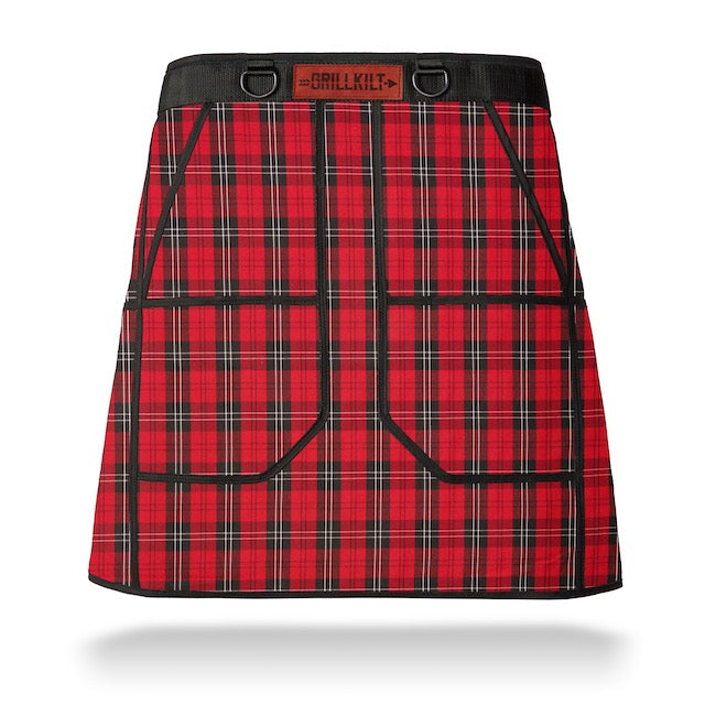 GRILLKILT | Grilling Apron With Bib | Cunningham Tartan