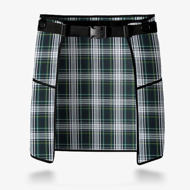 GRILLKILT | Grilling Apron with Bib | Irish Tartan