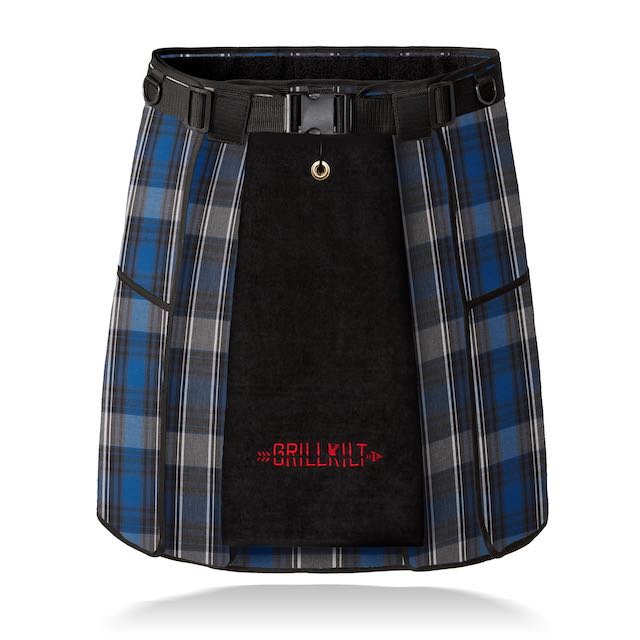 GRILLKILT Premium Logo Towel with Carabiner - Black