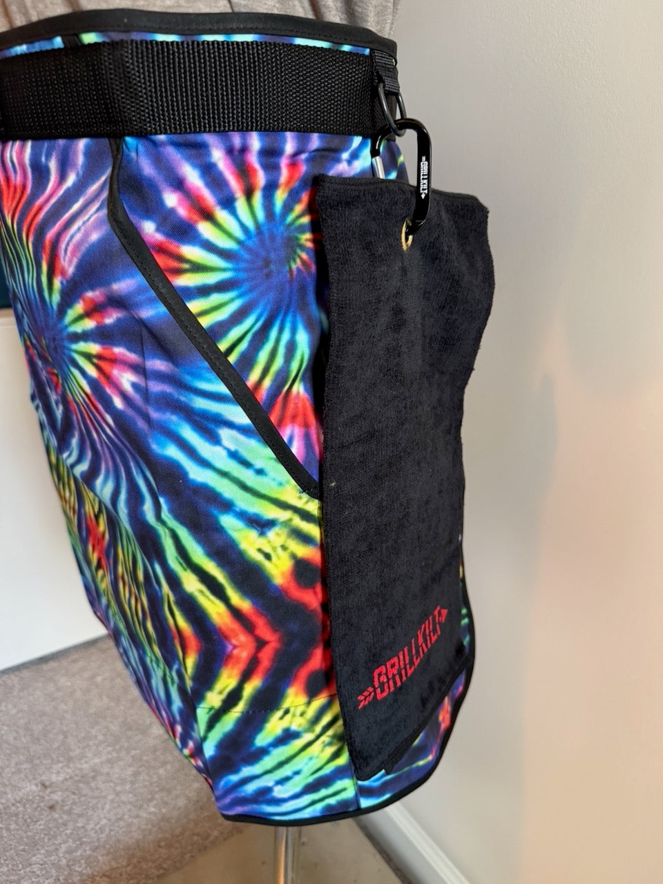 GRILLKILT Tailgater Grill Apron | Tie Dye With Removable Bib
