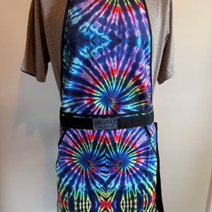 Tailgater Grilling Apron | Tie Dye With Removable Bib