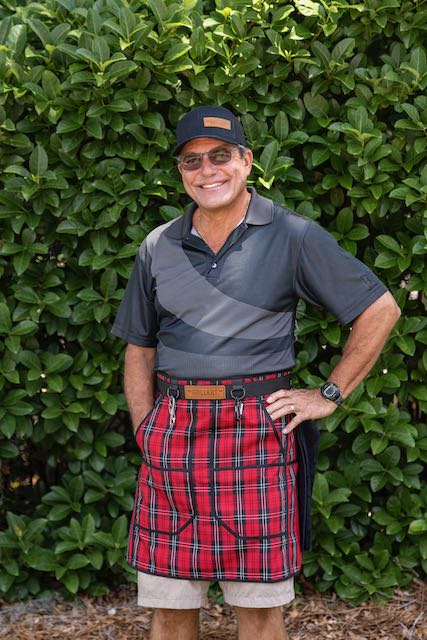 GRILLKILT | Grilling Apron With Bib | Cunningham Tartan