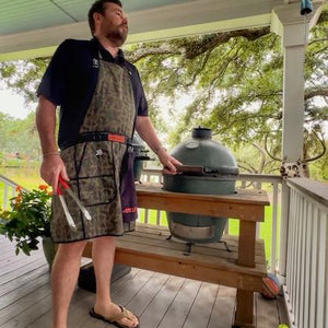 GRILLKILT | Grilling Apron With Bib | Vintage Camo