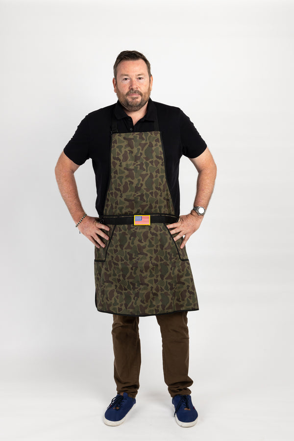 GRILLKILT Tailgater Grill Apron | Vintage Camo