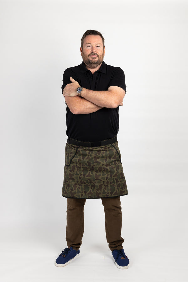GRILLKILT Tailgater Grill Apron | Vintage Camo