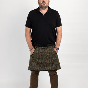 Tailgater Grill Apron | Vintage Camo With Removable Bib