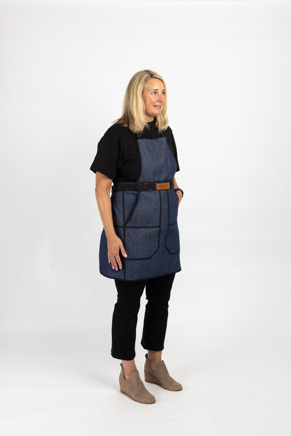 GRILLKILT | Grilling Apron | Blue Jean Denim